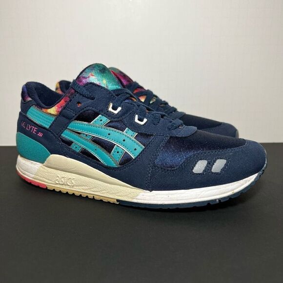 Womens ASICS Gel Lyte III Latino Bay Low Top Sneakers / Size 8 - Picture 1 of 10